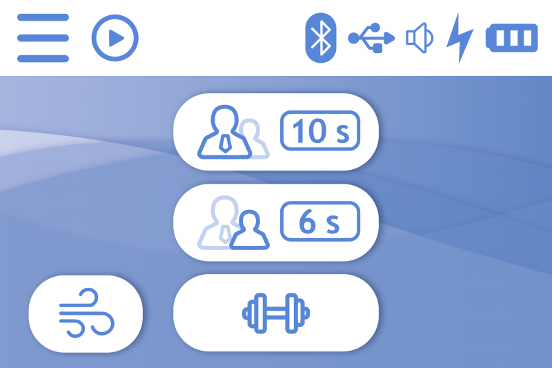 Measuring modes Screen